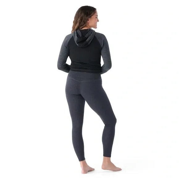 Smartwool Women's Classic Thermal Merino Baselayer Bottoms Charcoal Heather - Picture 2 of 6